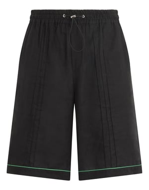 Linen Drawstring Shorts Plein Tennis
