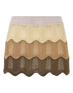 Mini Skirt Color Wave