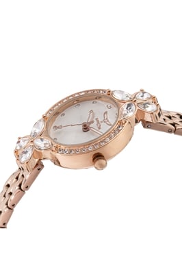 Invicta Wildflower 69099 Reloj de Mujer - Movimiento de Cuarzo - Metal con Esfera Blanca - 30 mm