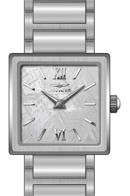 Invicta Angel 50162 Reloj de Mujer - Movimiento de Cuarzo - Acero Inoxidable con Esfera Plateada - 23 mm