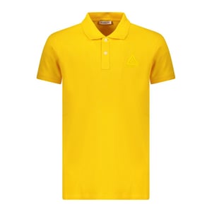 Polo Amarillo Con Logo De Triángulo De Iceberg