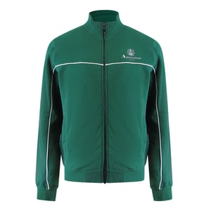 Sudadera De Cuello Alto Aquascutum Active Con Ribetes, Color Verde Caza