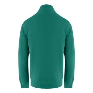 Sudadera De Cuello Alto Aquascutum Active Con Ribetes, Color Verde Caza