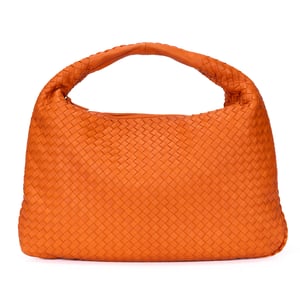 Bottega Veneta Large Hobo Bag Large en  naranja Cuero de ternero