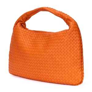 Bottega Veneta Large Hobo Bag Large en  naranja Cuero de ternero