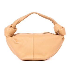 Bottega Veneta Double Mini Knot Hobo bag Mini en  beige Cuero de ternero