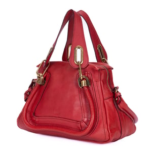 Chloé Small Paraty Small en  Red Cuero de ternero