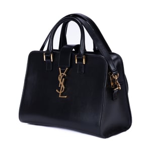 Yves Saint Laurent Baby Cabas  en  negro Cuero de ternero