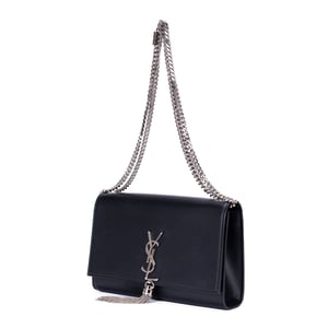 Yves Saint Laurent Medium Kate Wallet on Chain Medium en  negro Cuero de ternero