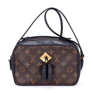 Louis Vuitton Saintonge  en  Brown Lienzo recubierto