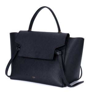 Celine Mini Belt Bag  en  negro Cuero de ternero