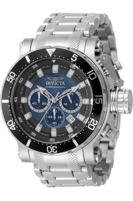Invicta Coalition Forces 49753 Reloj de Hombre - Movimiento de Cuarzo - Acero Inoxidable con Esfera Negra - 52 mm