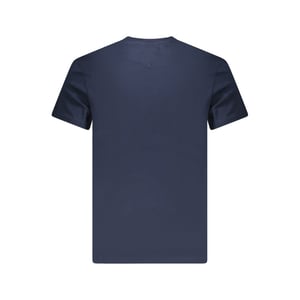 Camiseta de algodón azul para hombres Tommy Hilfiger
