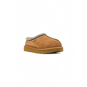 Botas Cortas de Cuero Beige UGG
