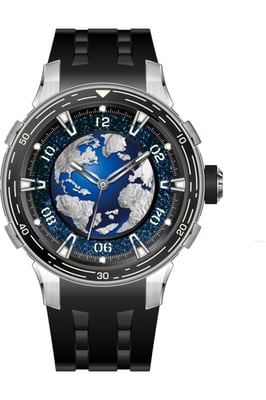 Invicta Celestial 69535 Reloj de Hombre - Movimiento Mecánico - Acero Inoxidable con Esfera Plateada - 40 mm