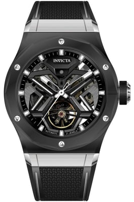 Invicta Celestial 70108 Reloj de Hombre - Movimiento Automático - Cristal K9 con Esfera Negra - 45 mm
