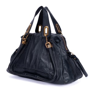Chloé Medium Paraty Medium en  Marina Cuero de ternero