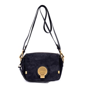 Chloé Indy Camera Crossbody  en  negro Cuero de becerro
