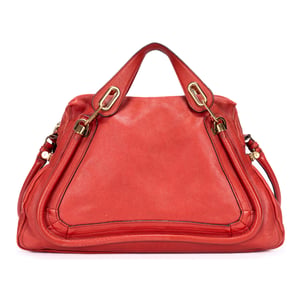 Chloé Large Paraty Large en  Red Cuero de ternero