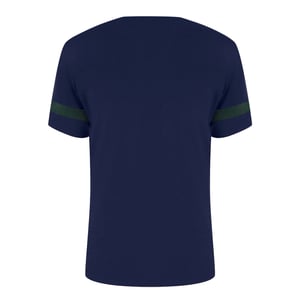 Camiseta Azul Marino Con Ribete De Lyle &amp; Scott