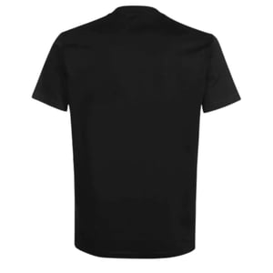 Camiseta Negra Con El Logotipo De Contorno Del Icono De Dsquared2
