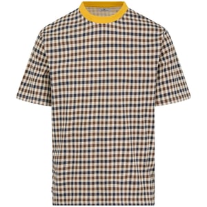 Camiseta Aquascutum Active Iconic Check Beige