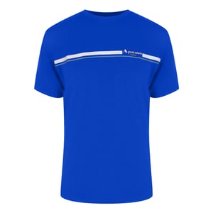 Camiseta Aquascutum Active De Algodón A Rayas Azul Marino
