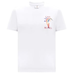 Camiseta Blanca Ajustada Con Estampado "casablanca Nature Teacher&quot