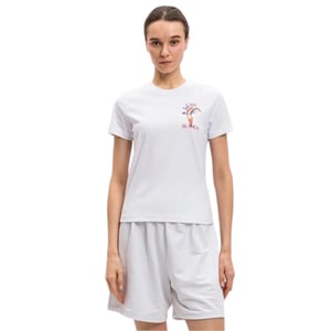 Camiseta Blanca Ajustada Con Estampado "casablanca Nature Teacher&quot