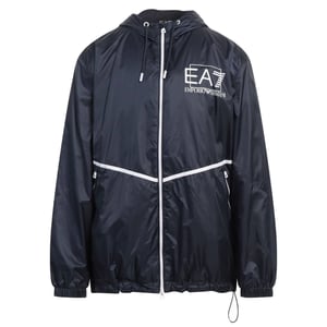 Chaqueta Con Capucha Azul Marino Ea7
