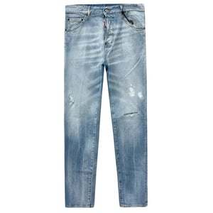Jeans Dsquared2 Cool Guy Estilo Dsetroyed Azul Claro