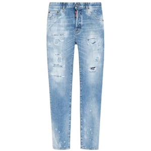 Dsquared2 Cool Guy Jean Jeans Desgastados De Color Azul Claro
