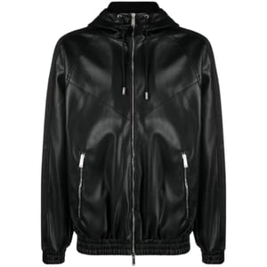 Chaqueta Negra Con Capucha De Contraste De Dsquared2