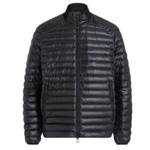 Chaqueta Belstaff Airframe Negra Con Relleno De Plumón