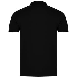 Polo Negro Con Logotipo Pequeño De Plein Sport