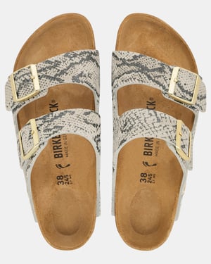 Sandalias con Detalle de Logo en Gris Claro
