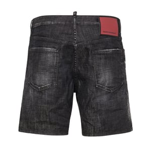 Dsquared2 Marine Bermudas Denim Pantalones Cortos Negros