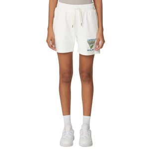 Pantalones Cortos Con El Icono Del Club De Tenis Bordado De Casablanca En Color Blanco Roto