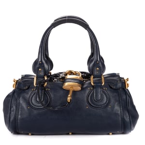 Chloé Paddington  en  Blue Cuero de ternero