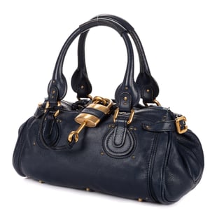 Chloé Paddington  en  Blue Cuero de ternero