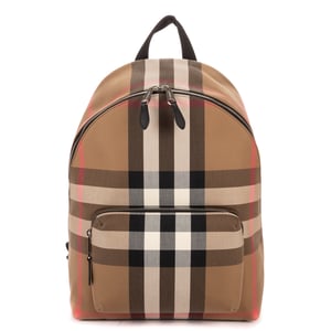 Burberry Jeff Backpack  en Brown Lienzo