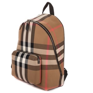 Burberry Jeff Backpack  en Brown Lienzo