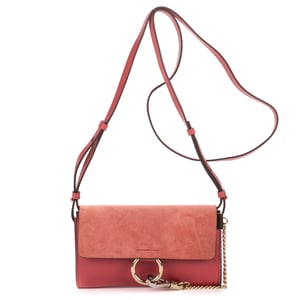 Chloé Mini Faye Mini en  rosa Cuero de becerro