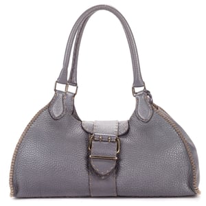Fendi By The Way Top Handle  en  morado Cuero de ternero