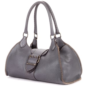 Fendi By The Way Top Handle  en  morado Cuero de ternero