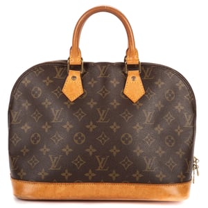 Louis Vuitton Alma PM en  marrón Lienzo recubierto