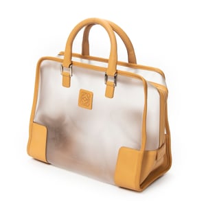 Loewe Vintage Transparent Amazona  en  Tan Lienzo