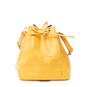 Louis Vuitton Noe PM en  amarillo Cuero de ternero
