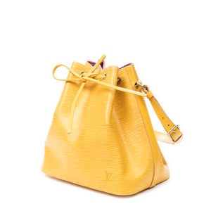 Louis Vuitton Noe PM en  amarillo Cuero de ternero