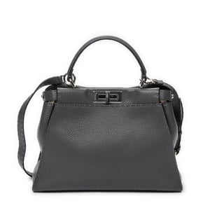 Fendi Medium Peekaboo  en  gris Cuero de ternero